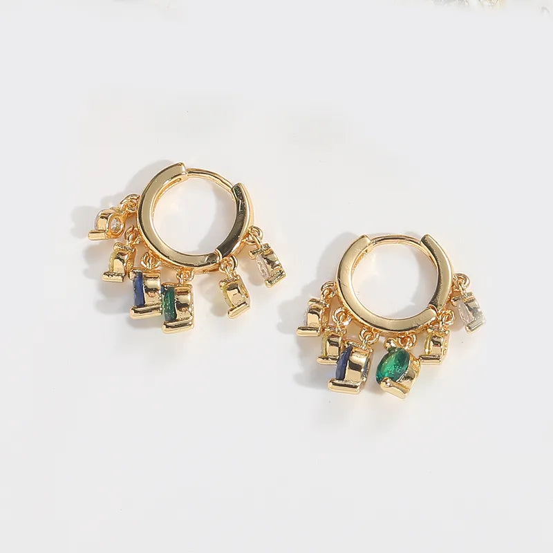 Gold Plated Drop Earrings