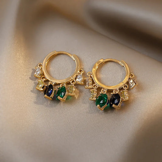 Gold Plated Drop Earrings